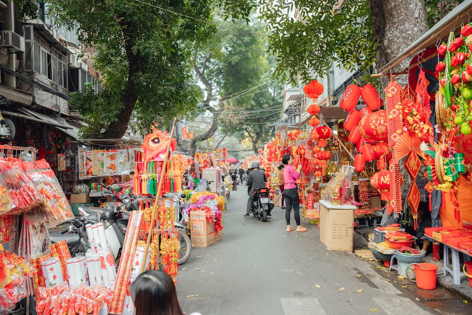 Chinas Neujahr Beginn